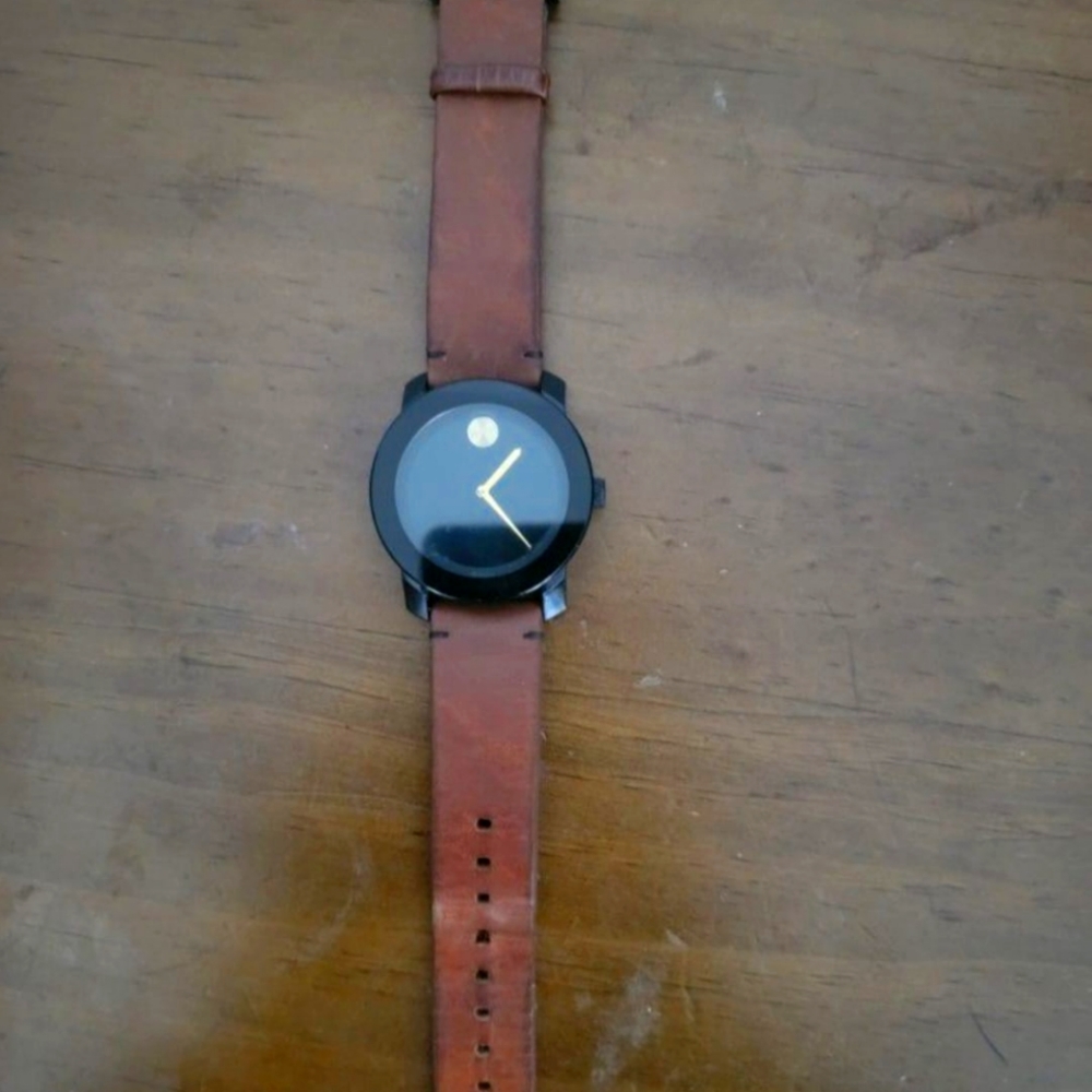 Movado Bold Leather